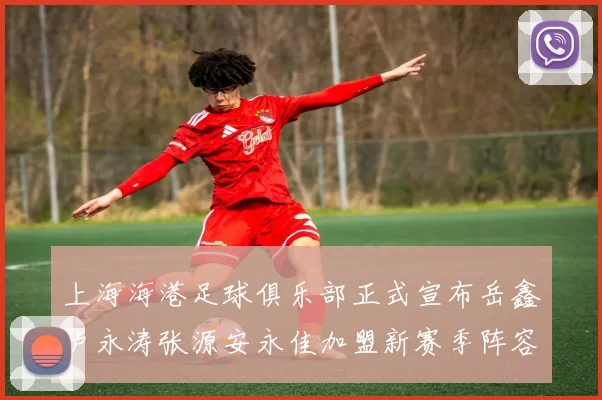 上海海港足球俱乐部正式宣布岳鑫卢永涛张源安永佳加盟新赛季阵容更新